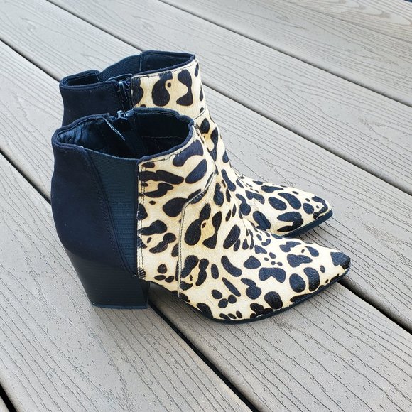 Bar III Shoes - Leopard Cowboy Boot
